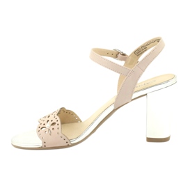 Caprice sandals women's shoes 28303 multicolored pink 1