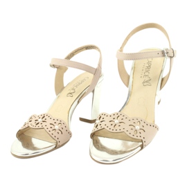 Caprice sandals women's shoes 28303 multicolored pink 2