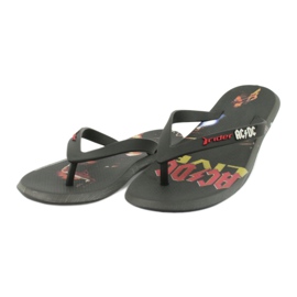RIDER 82799 ACDC flip-flops THONG AD men BRAZIL black multicolored 1