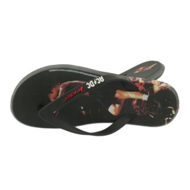RIDER 82799 ACDC flip-flops THONG AD men BRAZIL black multicolored 3