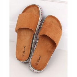 Camel BQ-50 Camel women's slippers brown 1