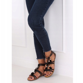 Black boho sandals JN806 Black 2