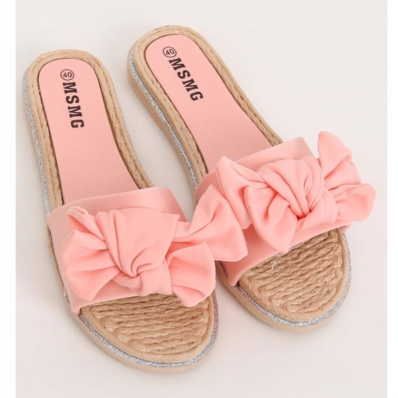 Pink women's pink slippers WS9020 Pink 1