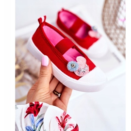 PL1 Children's Red Estienne Velcro Sneakers 1 PL1 Children's Red Estienne Velcro Sneakers 1