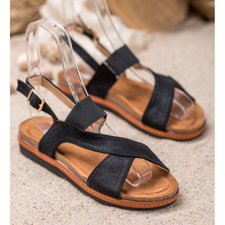 SHELOVET Comfortable Sandals On The Platform black 1