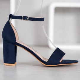 Anesia Paris High Heeled Sandals blue 2