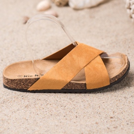 Nio Nio Casual Slippers On The Platform beige 1