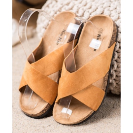 Nio Nio Casual Slippers On The Platform beige 2