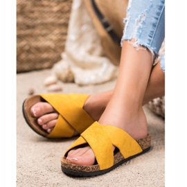 Nio Nio Casual Slippers On The Platform yellow 1