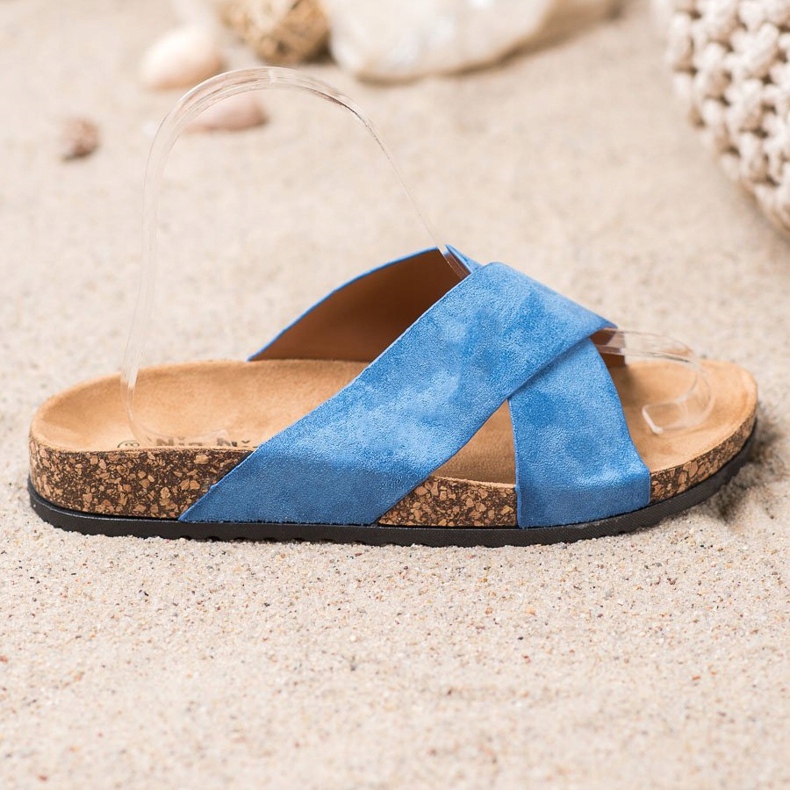 Nio Nio Casual Slippers On The Platform blue 1