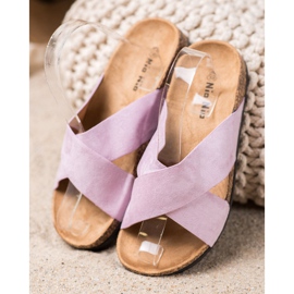 Nio Nio Casual Slippers On The Platform pink 2
