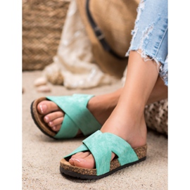 Nio Nio Casual Slippers On The Platform green 2