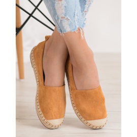Anesia Paris Comfortable Suede Espadrilles brown 1