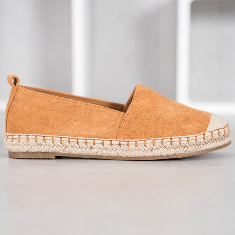 Anesia Paris Comfortable Suede Espadrilles brown 2