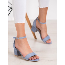 Nio Nio Comfortable Sandals On A Bar blue 1
