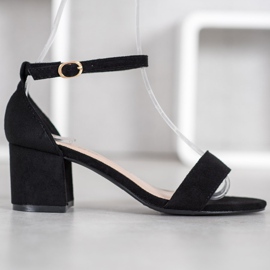 Nio Nio Comfortable Sandals On A Bar black 2