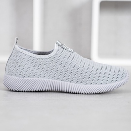 Melisa Textile Slip On Shoes grey 1