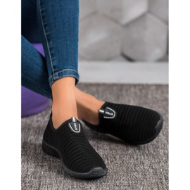 Melisa Textile Slip On Shoes black 1