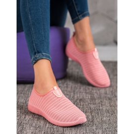 Melisa Textile Slip On Shoes pink 2