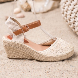 Renda Espadrilles With Buckle brown 2