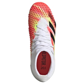 Adidas Predator Dracon 20.1 Fg Jr EG1608 football boots multicolored white 2