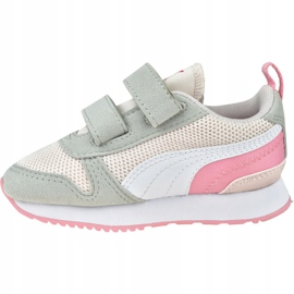 Puma R78 V Infants 373618 04 white pink 1 Puma R78 V Infants 373618 04 white pink 1