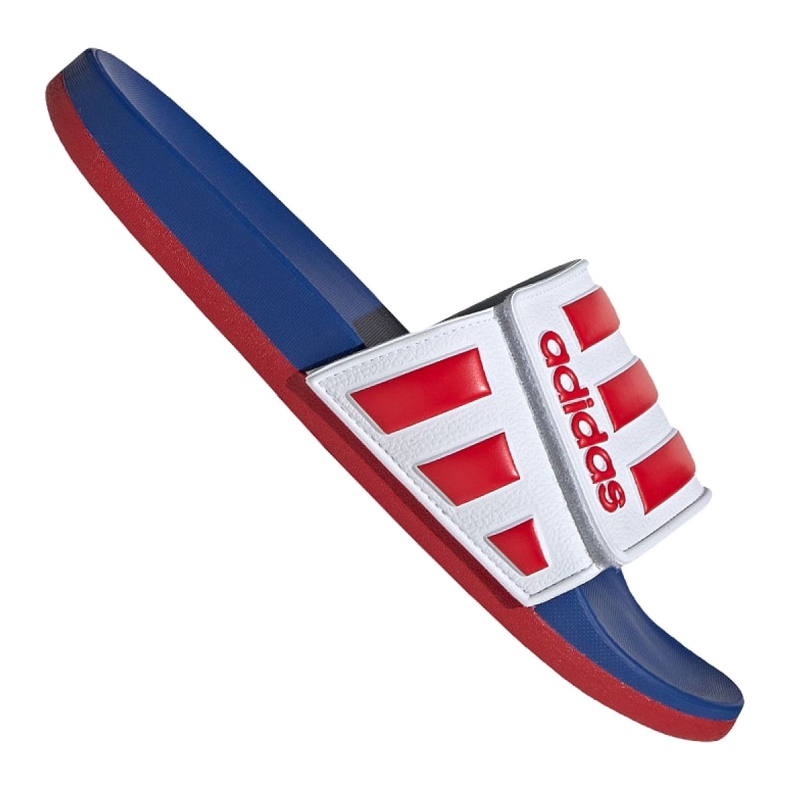 Adidas Adilette Comfort Adj M EG1346 slippers white red blue 2