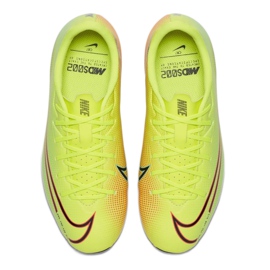Nike Mercurial Vapor 13 Academy Mds FG / MG Jr CJ0980-703 soccer shoes yellow 1