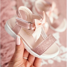 FRROCK Children's Sandals With Velcro For Girls Champagne Bella multicolored pink 3 FRROCK Children's Sandals With Velcro For Girls Champagne Bella multicolored pink 3