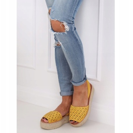 Sandals, espadrilles, honey WH931 Yellow 1