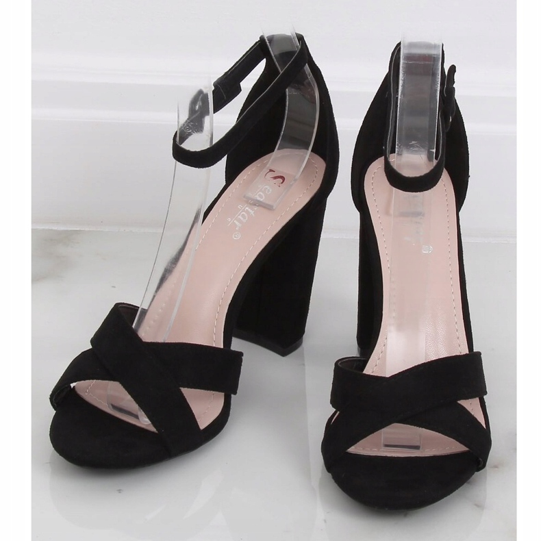 Black sandals on the post TU133P Black 1