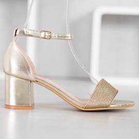 Nio Nio Stylish Sandals On A Bar yellow 2