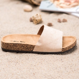 Nio Nio Classic Slippers On The Platform brown 2