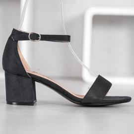 Diamantique Casual Sandals On A Bar black 2