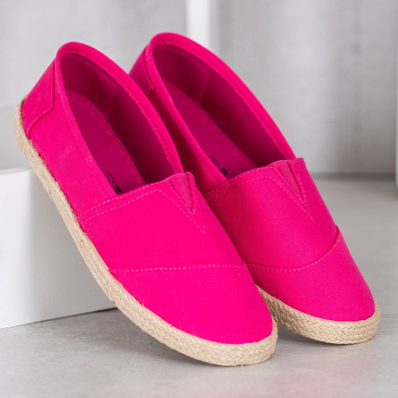 Tony Pink Slip-On Espadrilles 1