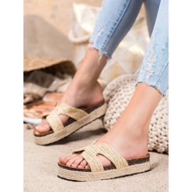 SHELOVET Comfortable Casual Slippers brown 2
