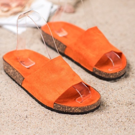 Renda Orange Slippers 2