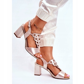 Vinceza Women's Sandals Suede Golden Vision 2 Vinceza Women's Sandals Suede Golden Vision 2
