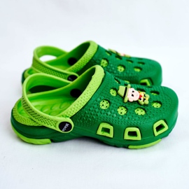 Giolan Children's Slippers Foam Crocs Green Cowboy 2 Giolan Children's Slippers Foam Crocs Green Cowboy 2