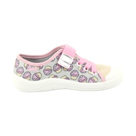 Befado children's shoes 251X146 pink grey yellow 1