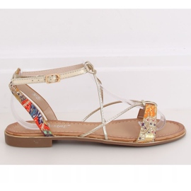 Orange women's sandals JH125P Orange multicolored 2