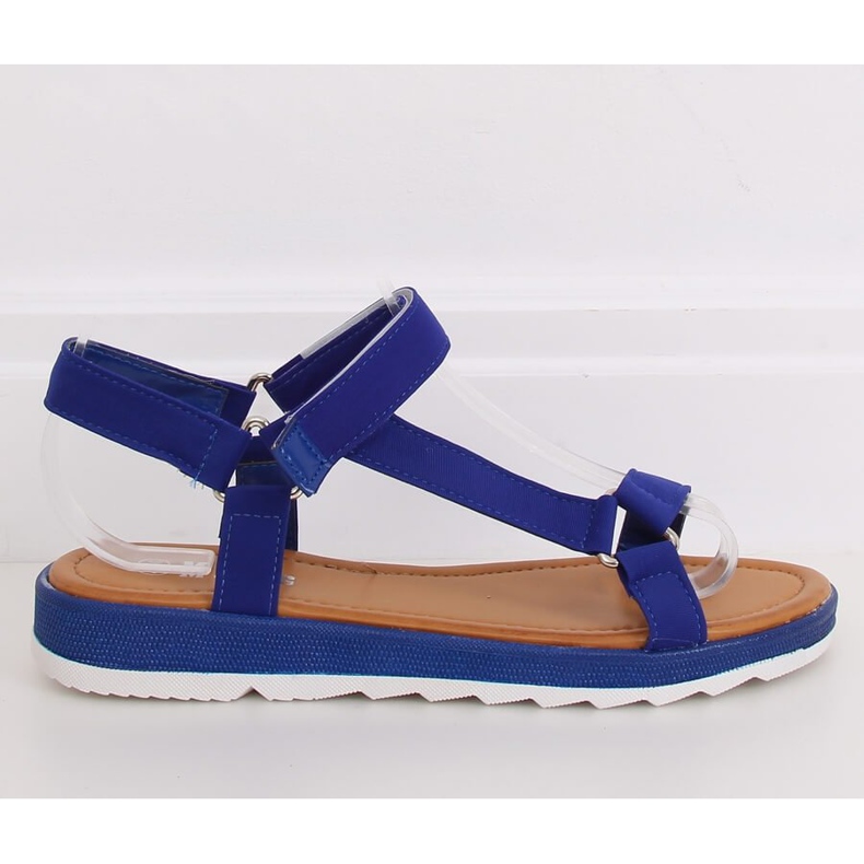 Women's navy blue sandals WS9027 DK.BLUE 2
