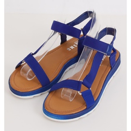 Women's navy blue sandals WS9027 DK.BLUE 1