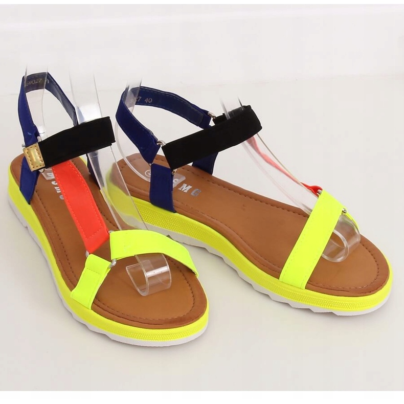 Multicolor women's sandals WS9027 Color multicolored 1