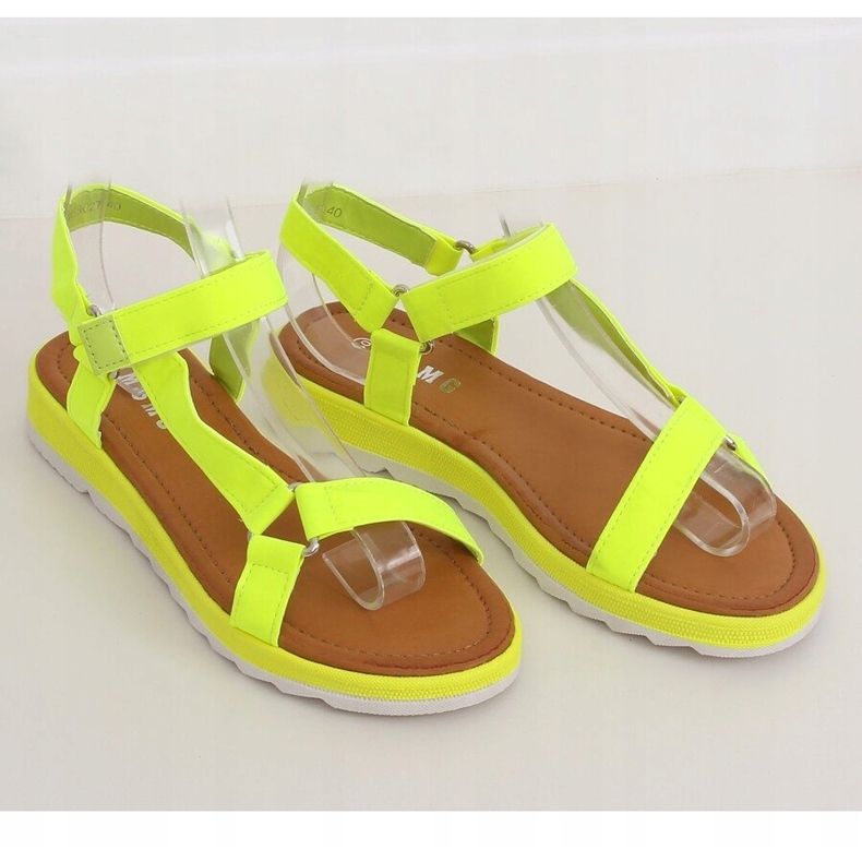 Yellow women's sandals WS9027 Yellow 1 Yellow women's sandals WS9027 Yellow 1