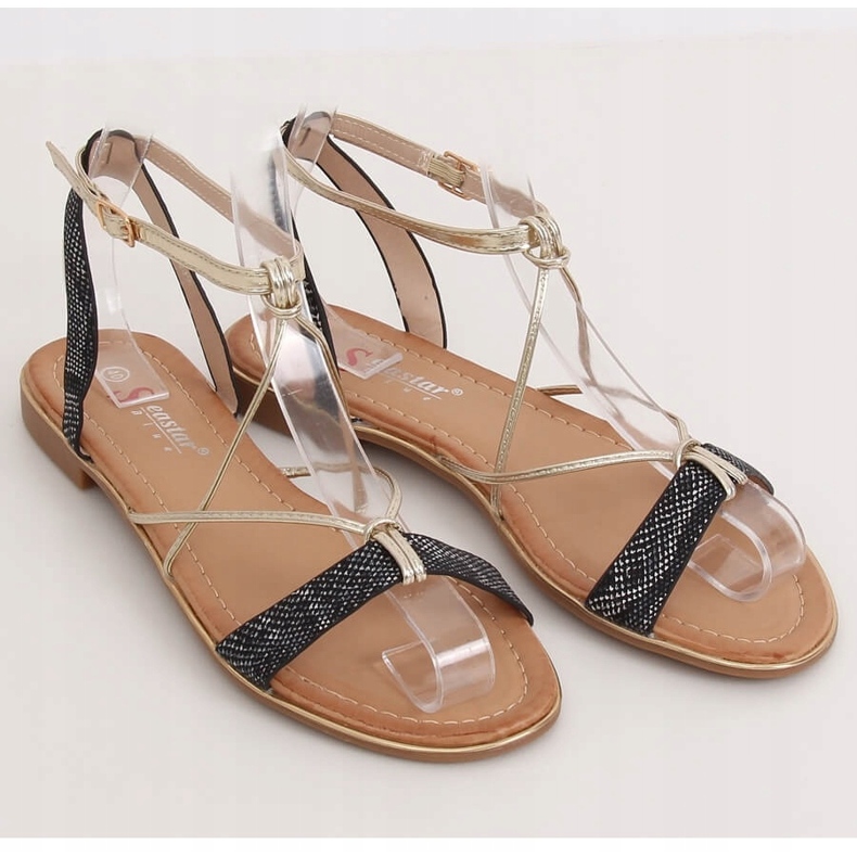 Black women's sandals JH123P Black 1