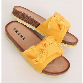 Women's honey slippers WS9023 Yellow 1