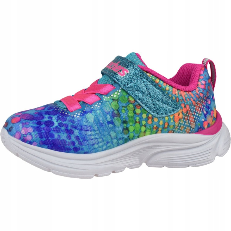 Skechers Wavy-Lites Jr 81385N-MLT multicolored green 1