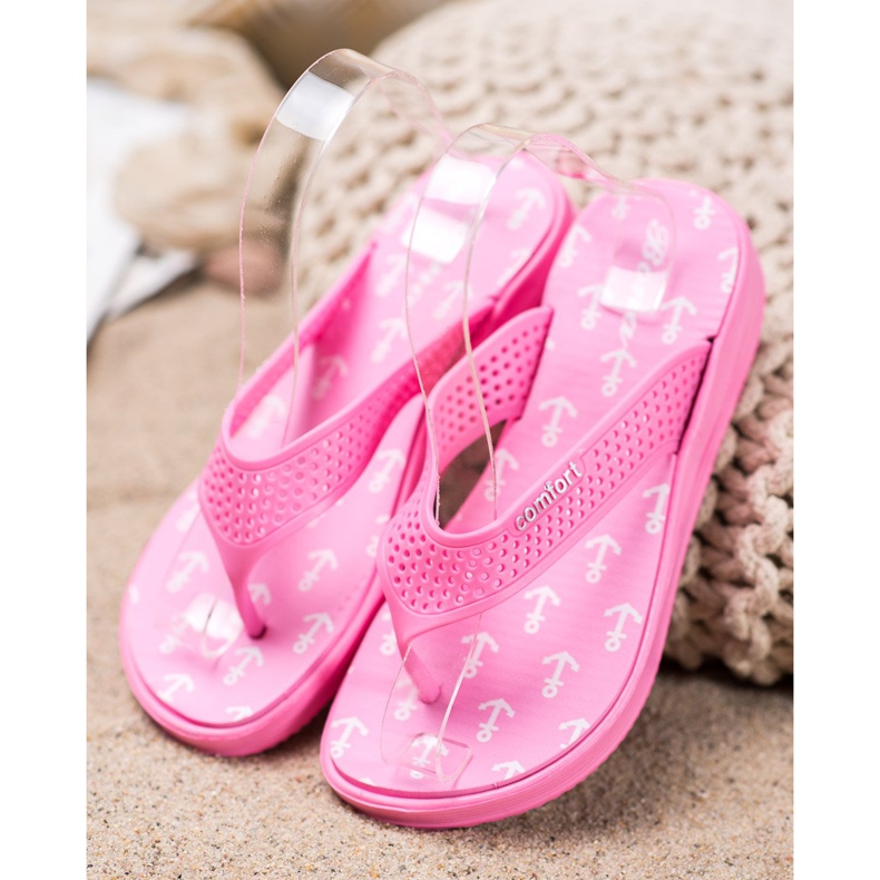 Bona Pink Comfort flip-flops 2
