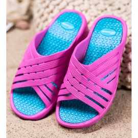 Bona Comfortable Light Slippers violet pink 2